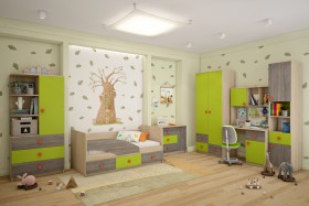 Детская комната Пуговка в Татарске - tatarsk.katalogmebeli.com | фото