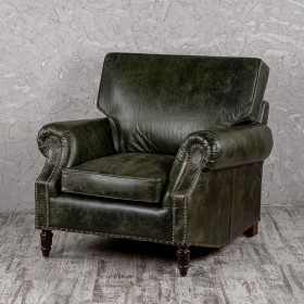 Кресло кожаное Лофт Аристократ (ширина 1070 мм) в Татарске - tatarsk.katalogmebeli.com | фото