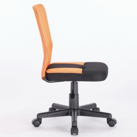 Кресло компактное BRABIX Smart MG-313 (черный, оранжевый) в Татарске - tatarsk.katalogmebeli.com | фото 2