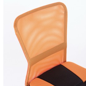 Кресло компактное BRABIX Smart MG-313 (черный, оранжевый) в Татарске - tatarsk.katalogmebeli.com | фото 4