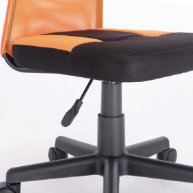 Кресло компактное BRABIX Smart MG-313 (черный, оранжевый) в Татарске - tatarsk.katalogmebeli.com | фото 5