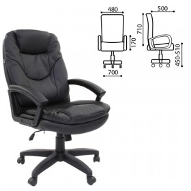 Кресло офисное BRABIX Trend EX-568 (черный) в Татарске - tatarsk.katalogmebeli.com | фото