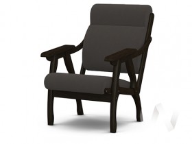 Кресло Вега-10 (венге лак/ULTRA GRAFIT) в Татарске - tatarsk.katalogmebeli.com | фото 1
