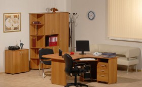 Мебель для персонала Рубин 42 Светлый миланский орех в Татарске - tatarsk.katalogmebeli.com | фото 2